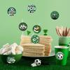 500pcs Green Soccer Stickers Football Themed Paper Sticker for Boys Birthday Baby Shower Party Decor Supplies Sports Decor