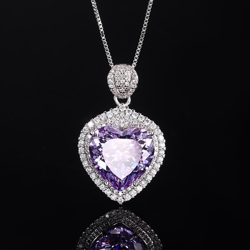 Schmuck Simulation Vogelnest Schliff Blaues Herz Set 15 * 15-12 * 12-9 * 9