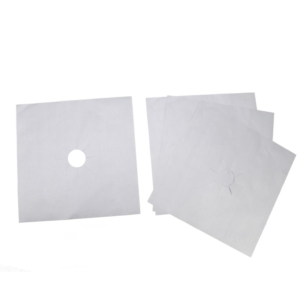 4 st Spisskydd PTFE-beläggning Non-stick Gasspis Spishällskydd Pad för Kök