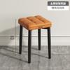 Nordic Home Luxury Upholstered Dining Chair Stackable Stool Simple Backrest Bedroom Makeup Chair for Dining Room