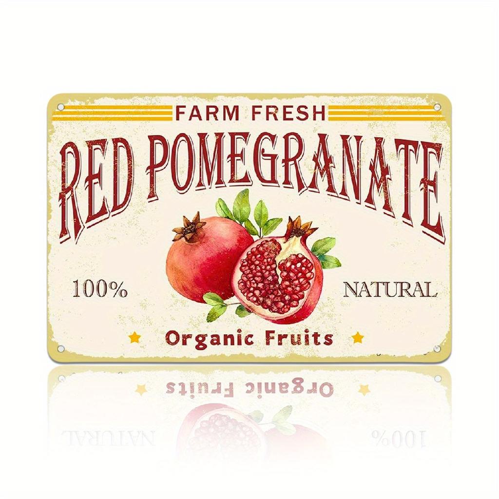 Vintage Garden Metal Tin Sign - Floral & Gardening Tools Design Perfect for Bar Cafes Restaurants, Garages & Home Decor Wall Art