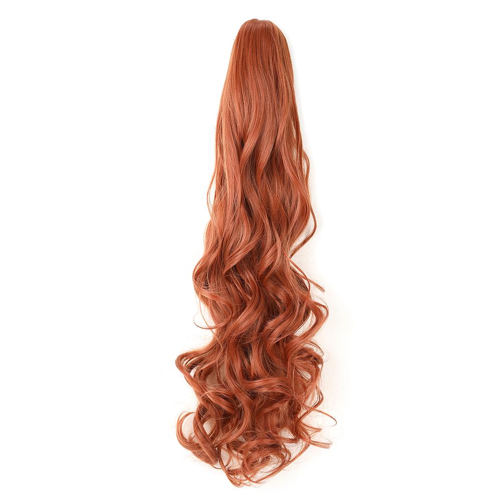 Claw Clip Ponytail Extension 18"&24 Clip In Wavy Synthetic Ponytail Hair Extensions Long Pony Tails for Women Extensions