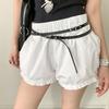 Gothic Long Double-layer Belt PU Leather Y2K Belt Trend Rivet Belt  Skirts Waistband