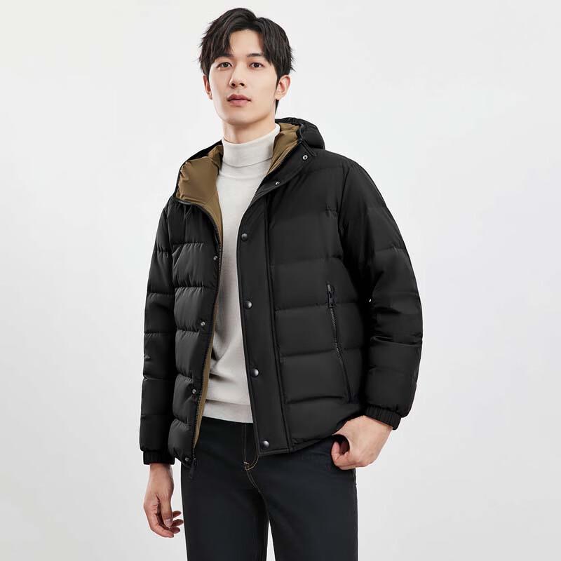 Septwolves Men s Reversible Hooded Duck Down Jacket M оливковое зеленый