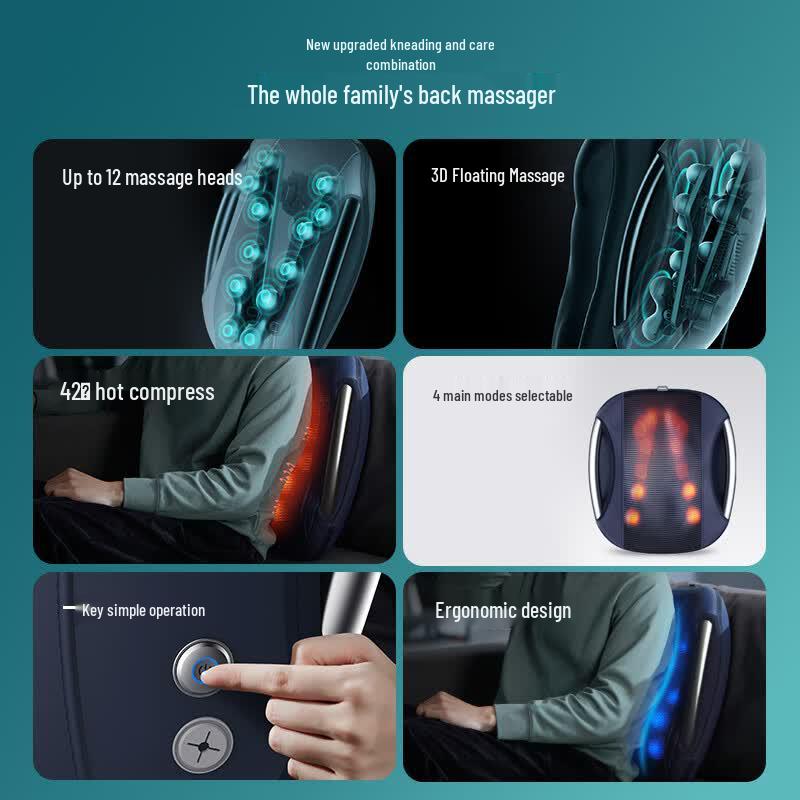 Philips Lumbar and Back Massager PPM5101B CN plug (adapter included)