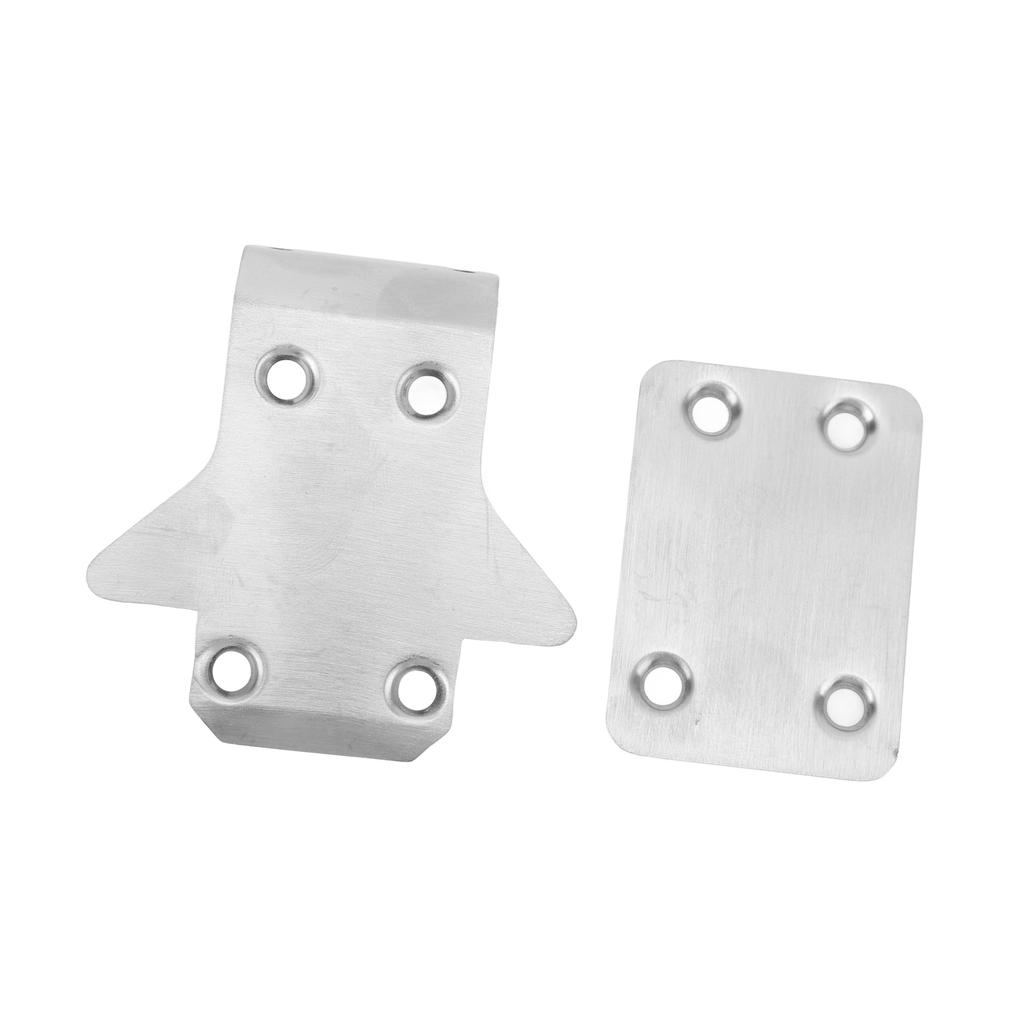 2pcs RC Chassis Armor Protector Professional Stainless Steel RC Skid Plate Protector Guard for KYOSH