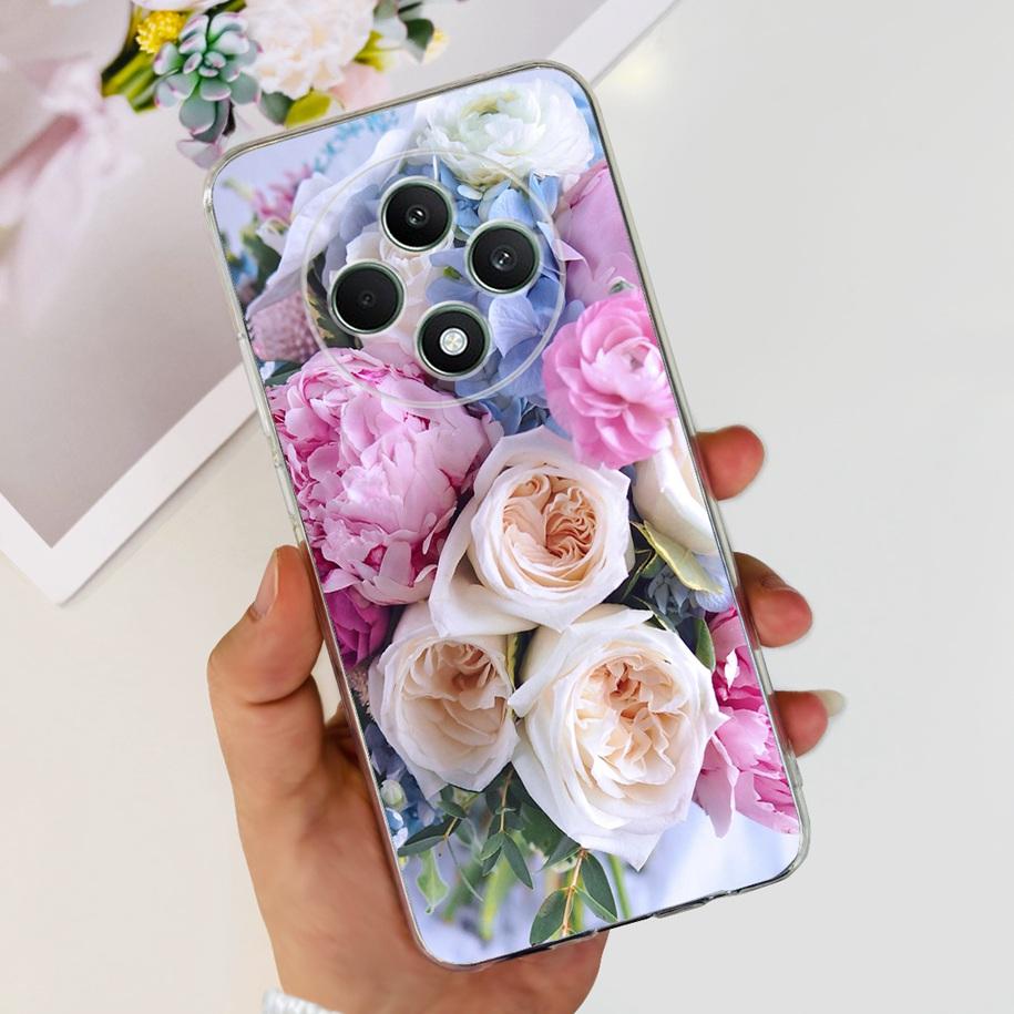 For Oppo Reno12 F Case CPH2637 Shockproof Cover Cute Cat Cartoon Soft Slim Clear Phone Cases For OPPO Reno 12F 4G CPH2687 Fundas
