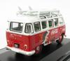 Oxford Scale Volkswagen Bus Miniature OXFORD 1962 Bus T1 Diecast with 1/76 Car, Car, Derivan, Surfboard, Coca-Cola