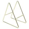 Silver Coaster Holder Space-saving Stand Rack Dish Triangle Coasters