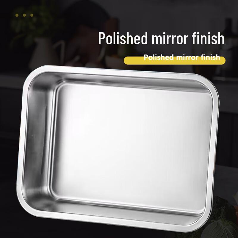 Ji Wang Gu 201 Roestvrij Staal Diepe Vierkante Stoompan met Deksel