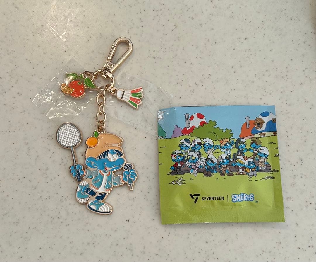 [USED] Seventeen Smurf Keyring Seungkwan
