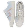 Material Block X Converse One Star Academy Non-slip and Wear-resistant Low-top Board Shoes Unisex White and Blue Stitching