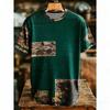 Men's T-Shirts Vintage Print Europe America Fashion Street Short Sleeve Tee Shirts Outdoor Casual Clothing T-shirt Women Tees Tops
