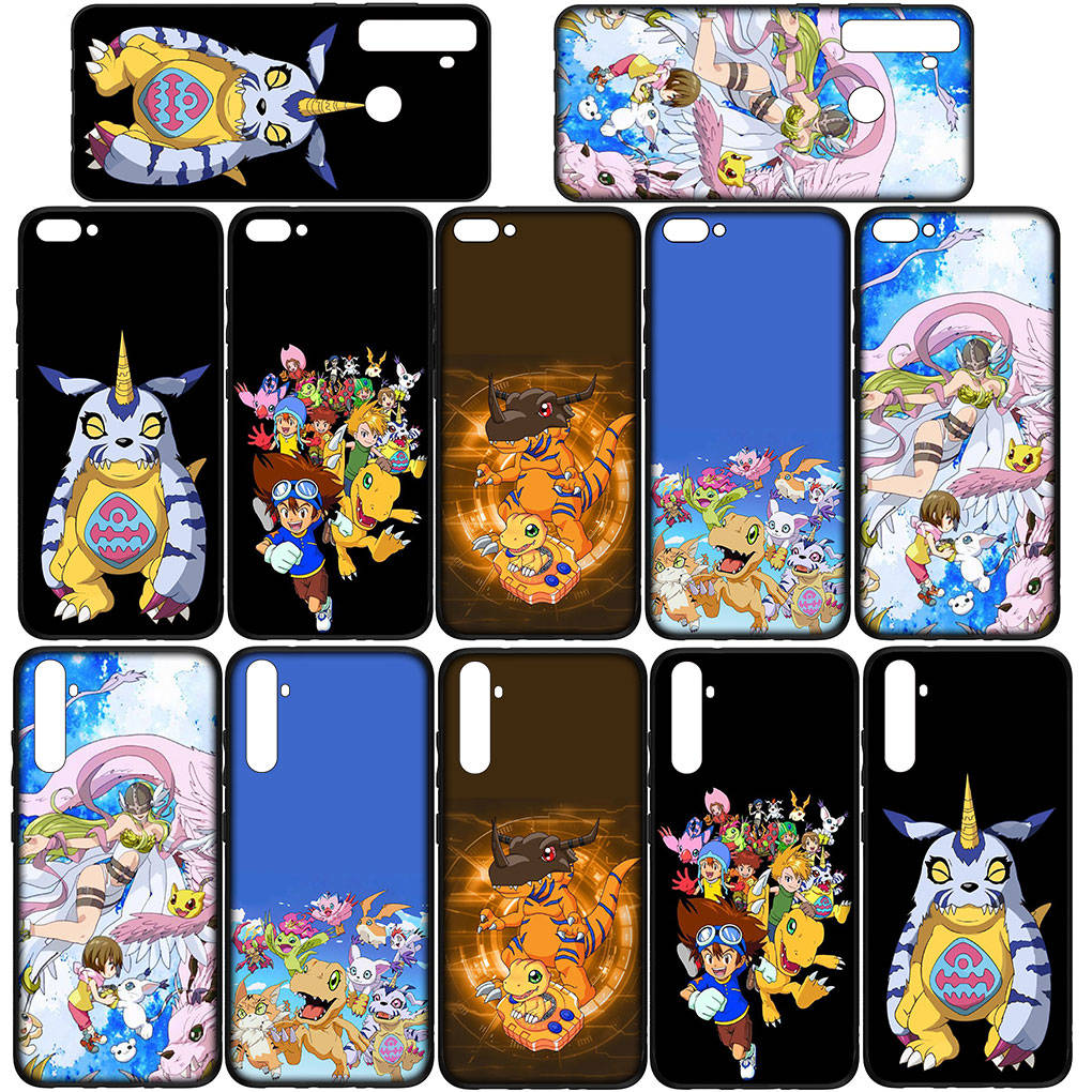 Custodia per Samsung Galaxy S25 S24 S23 iPhone 16 15 Xiaomi Redmi Note 14 13 12 16E 11 Pro OPPO Moto Huawei Anime Digimon Adventure Mostro Digitale Cover