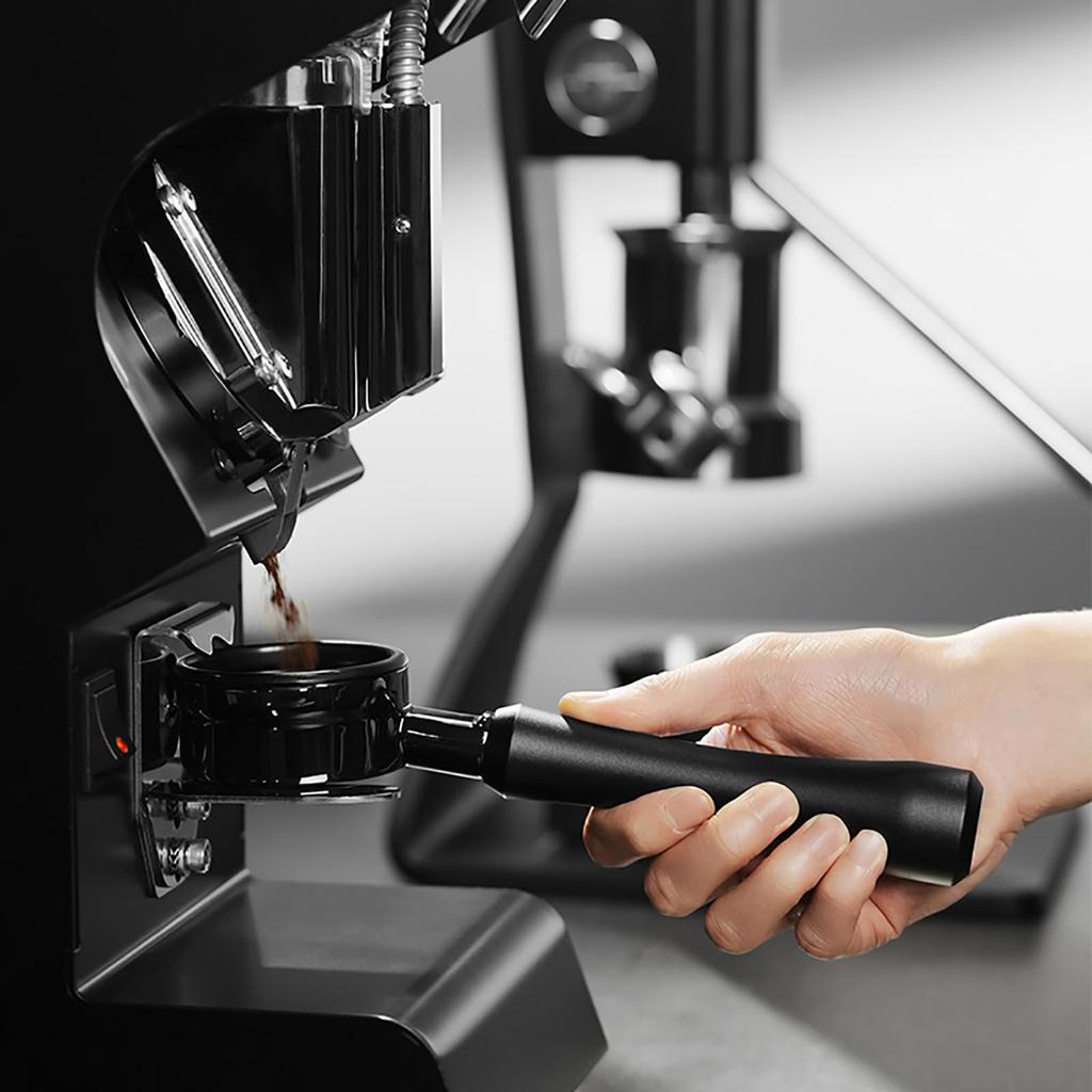 MHW-3BOMBER Delonghi Portafilter, 51mm, Espresso Bottomless Portafilter, 3-Lubric, Stainless Steel, Full Metal, Obsidian Series, BP7024D3-OS, for