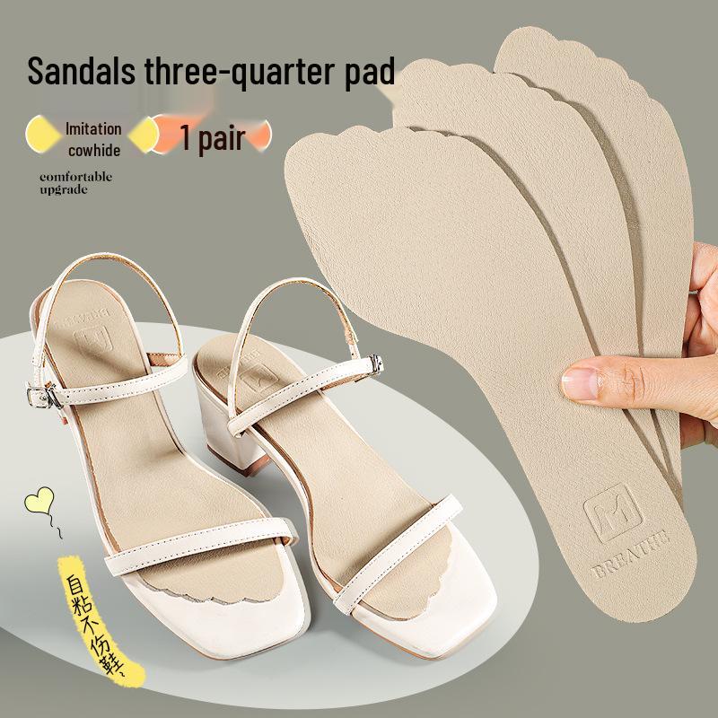 

Самоклеящиеся стельки из свиной кожи для босоножек на высоком каблуке - Влаговпитывающие, дышащие, нескользящие и амортизирующие для лета. 37-38