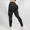 Damskie spodnie sportowe Spodnie do jogi Slim Fit Wysoka talia Elastyczna, szybkoschnąca, obcisła, miękka, oddychająca, jednokolorowe kieszenie Damskie spodnie do joggingu