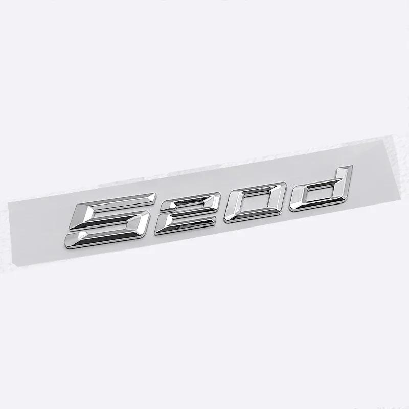 ABS Auto Sticker Letters Decal for BMW 525i 525Li 520d 530i 530Li 530e Logo Embleem Badge