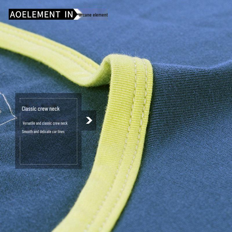 Men's Slim-Fit Thermal Round Neck Shirt - Lightweight Autumn Layer