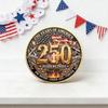 Moneda Conmemorativa del 250 Aniversario de EE. UU. Moneda de Desafío Patriótica de EE. UU. Moneda del 250 de EE. UU., Coleccionable del Cuerpo de Marines