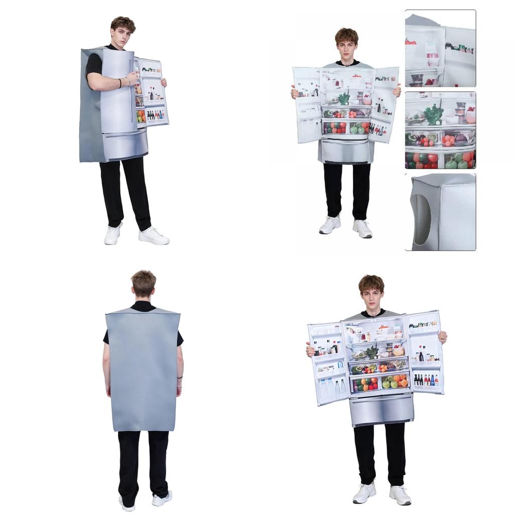 Halloween Costume Refrigerator Cosplay Suit For Adults Party And Bar Fun Creators
