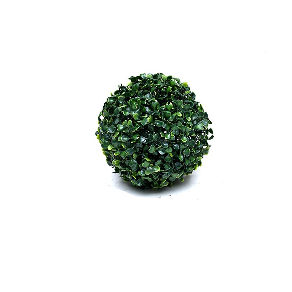 Multi-Size Artificial Green Grass Ball Green Purple Greenery Plants Ball  Indoor Outdoor