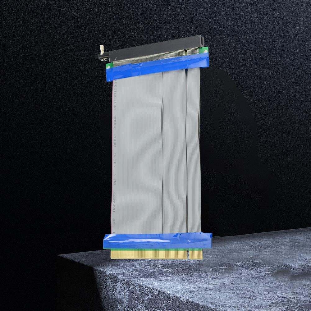 PCI-E PCI Express 16X Riser Card Extender Flexible Extension Cable Adapter 15cm DIY Electronics for 1U 2U Small Case