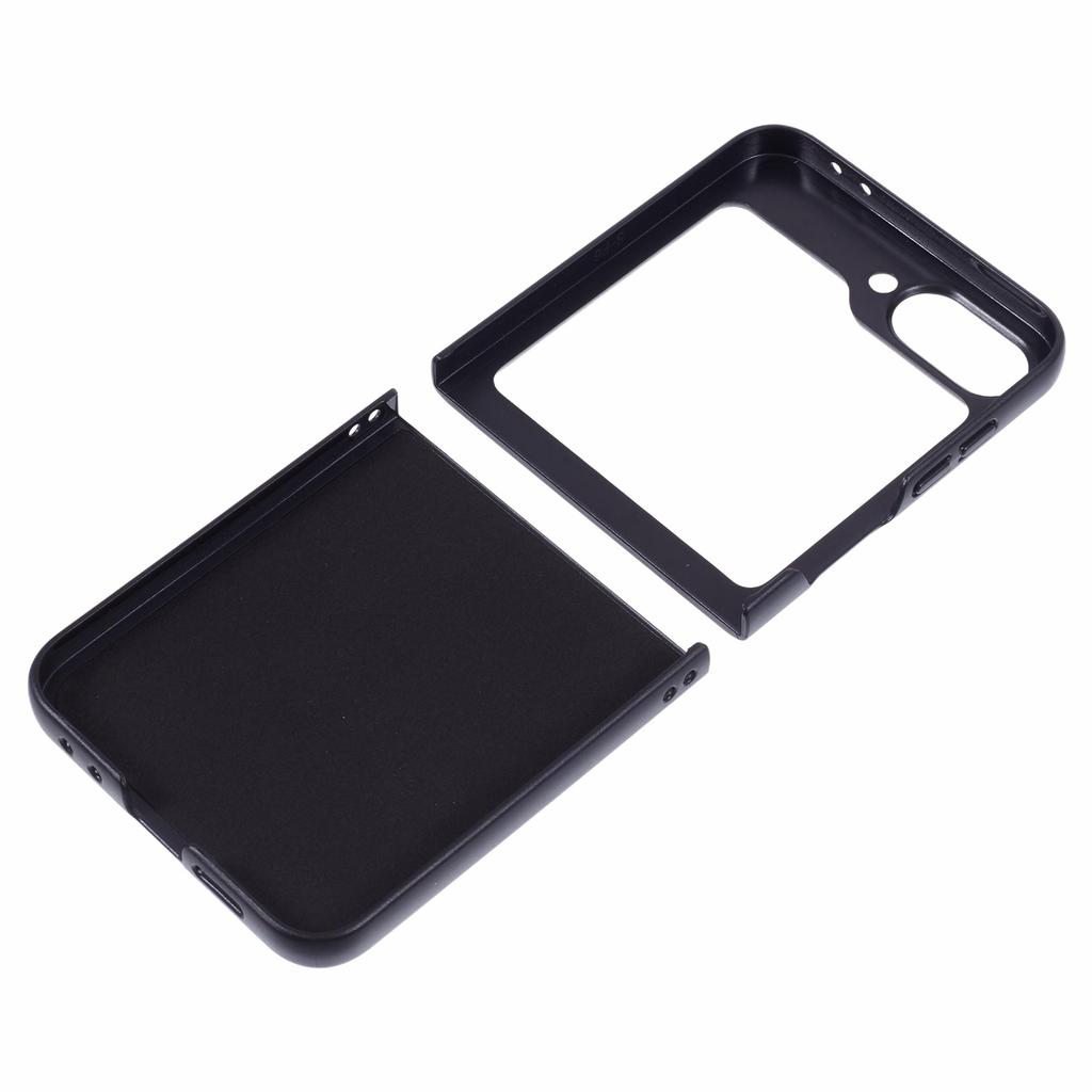 X-LEVEL Phone Case for Samsung Galaxy Z Flip6 5G Carbon Fiber Texture PU Leather+PC Phone Cover