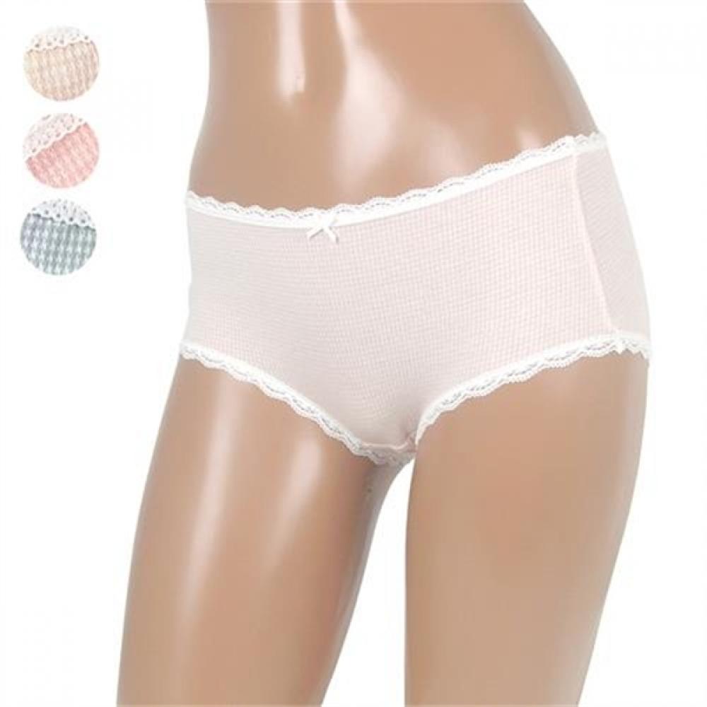 

Bapul Женские трусики с высокой эластичностью и ластовичком из вязаного полотна Er 2005 Grey/ONE SIZE