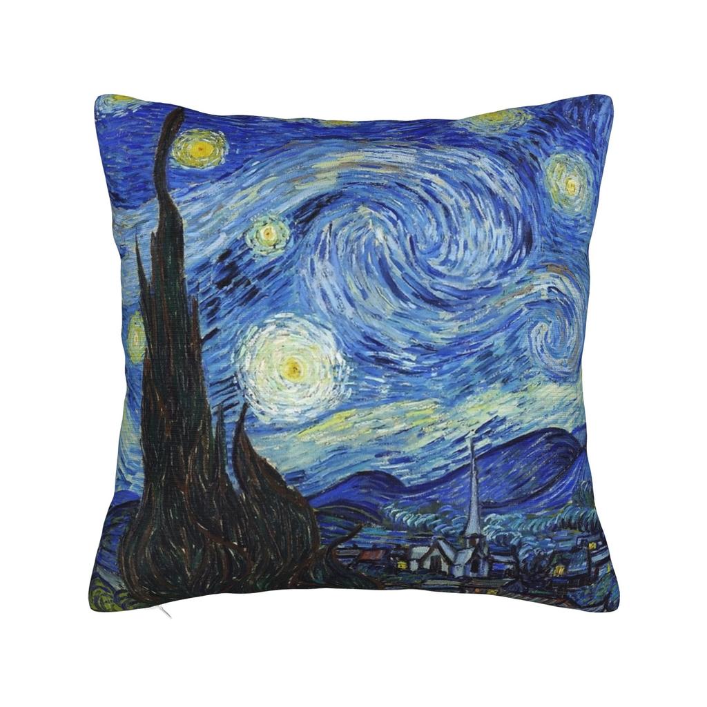 Van Gogh (2) Pillow Cover  Vintage Pillow Case For Chair Sofa Home Decor Soft Pillowcases Gift Idea