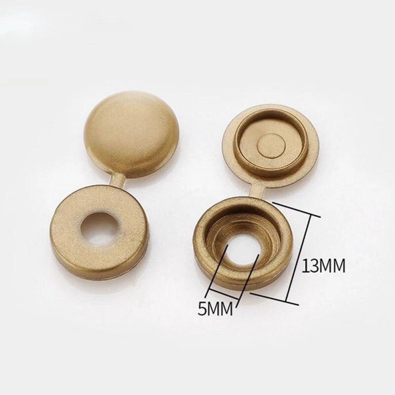 100 pcs/lot Screw Colorful Plastic Decorative Covers Universal Car Furniture Self-tapping Screw Cap Decor Cover Auto Accessories