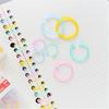 1 Packung mit 30 Ringen für lose Blätter – Multifunktionale, kreative Aufbewahrungslösung mit zufälliger Öffnung der Ringbox, Kartenstanzung und Schnallendesign.
