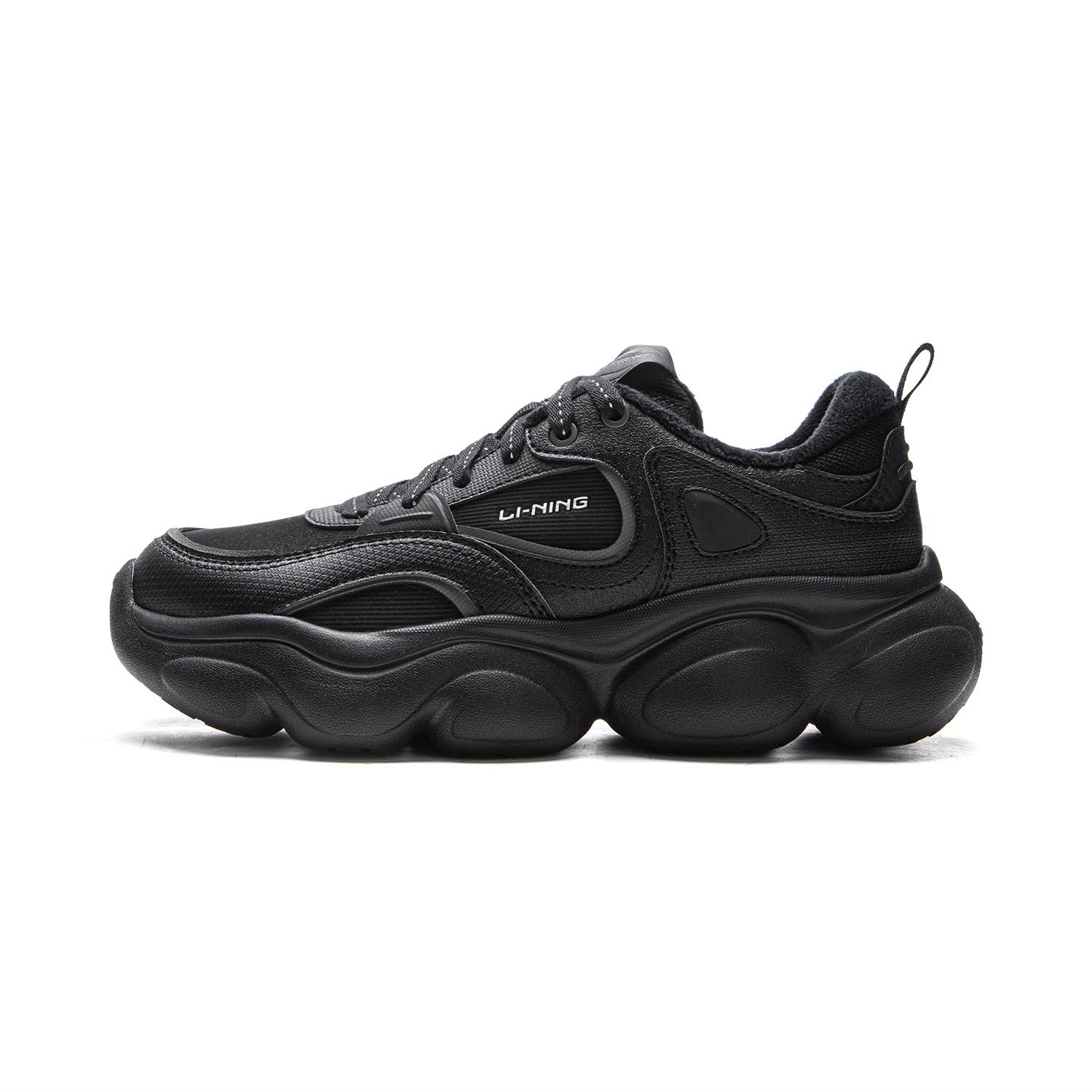 Li Ning Cloud Fleece Lined, Classic And Versatile Vintage Fashion Trend Platform Height Increasing AGCV324-7 35