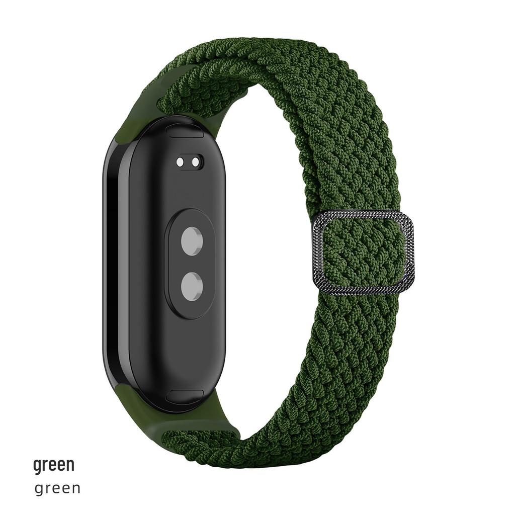 Regulowany pleciony pasek do Xiaomi Band 8/9 - Kompatybilna wymienna opaska na nadgarstek do Mi Watch 3/4/5/6/7/8