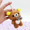 1/2 Stück Kawaii Rilakkuma Anime Cartoon Plüschtiere Schlüsselanhänger Zubehör Weich gefüllter Rucksack Schlüsselanhänger Mädchen Junge Geburtstagsgeschenke
