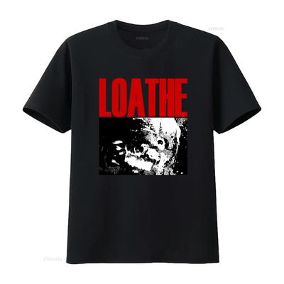 Loathe Band Heavy Metal Logo T Shirt Loatheasone Art Design for Music Fans Vintage Washed Versa