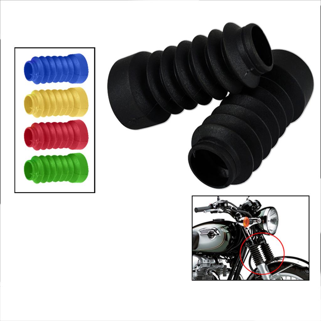 2PCS Motorcycle Rubber Fork Shock Boots Gaiters Dust Cover 103mm for Yamaha Jog 50cc 90cc Dropshipping