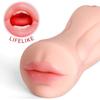 Male Masturbator Blowjob Stimulation Toys Realistic Mouth and Tight Vagina Adult Oral Sex Toys Deep Throat Male Masturbator