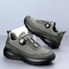 Original Men Rotating-button Driving Sneakers Platform Casual Walking Shoes Outdoor Wear-resistant Running Sports Shoes Plus