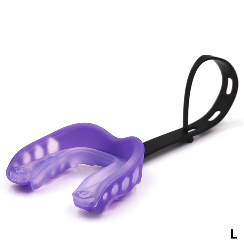1PC Non-toxic Gum Shield American Football Rugby Thai Boxing Taekwondo Wrestle Tooth Protective Mouth Guard with Hanging Strap