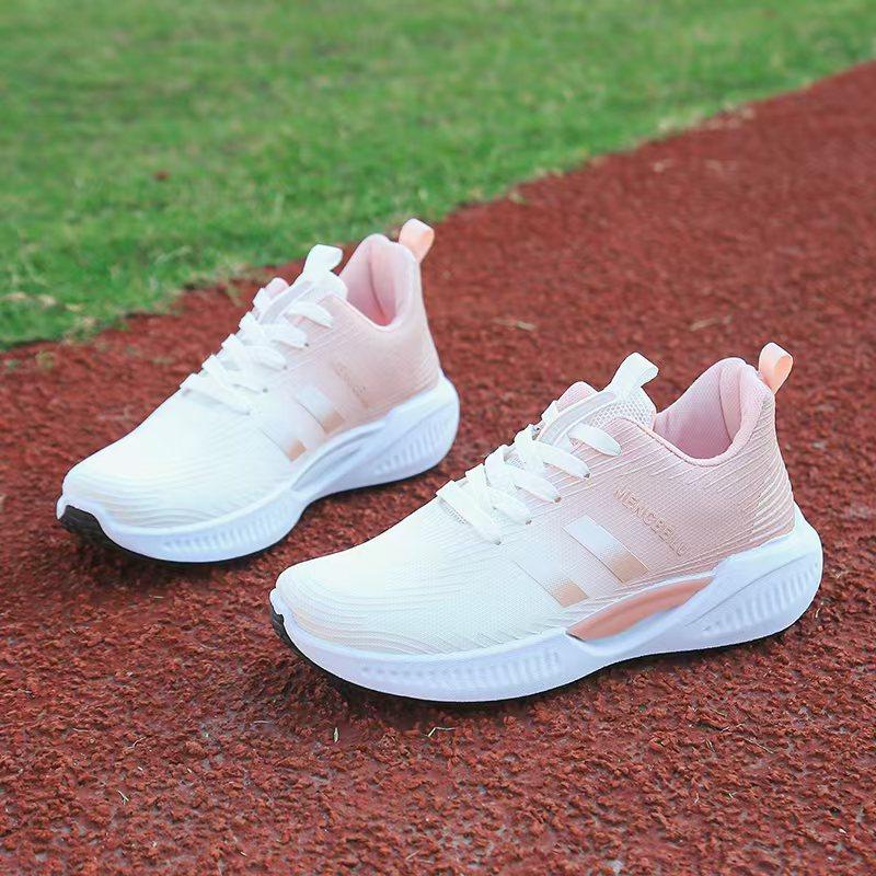 Spring and summer new sports shoes casual running fitness lightweight light breathable soft sole thin net shoes 36