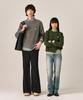 Seteo Dublin Asymmetrical Cashmere Blend Knit Olive Khaki (Type B)