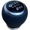 YESprime 6 Speed Leather Manual Shift Lever Gear Lever Shifter Car Stick Head Nd Roadster Mt Black Type B