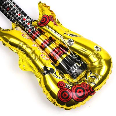Folyo Balon Şişme Havaya Uçurmak Oyuncak Gitar Fantezi Parti Malzemeleri