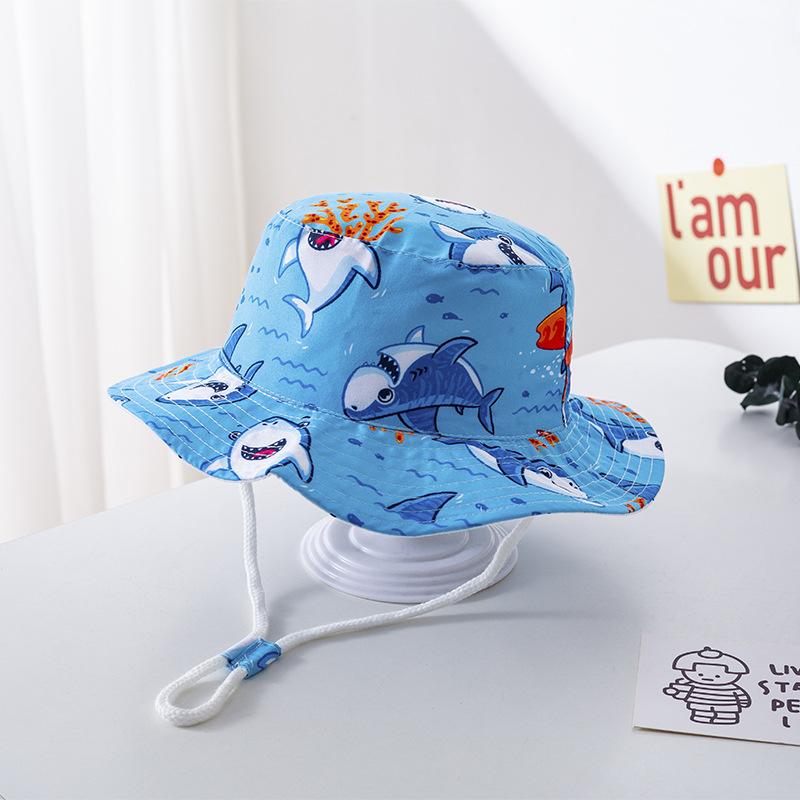 Children's Sun Protection Sun Hat Summer Baby Fisherman Hat Infant Hat Spring and Autumn Thin Bucket Hat for Boys and Girls Summer