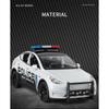 1/24 Tesla Model Y SUV Alloy Police New Energy Car Model Diecast Metal Vehicles Car Model Simulation Sound and Light Children Toy Gift