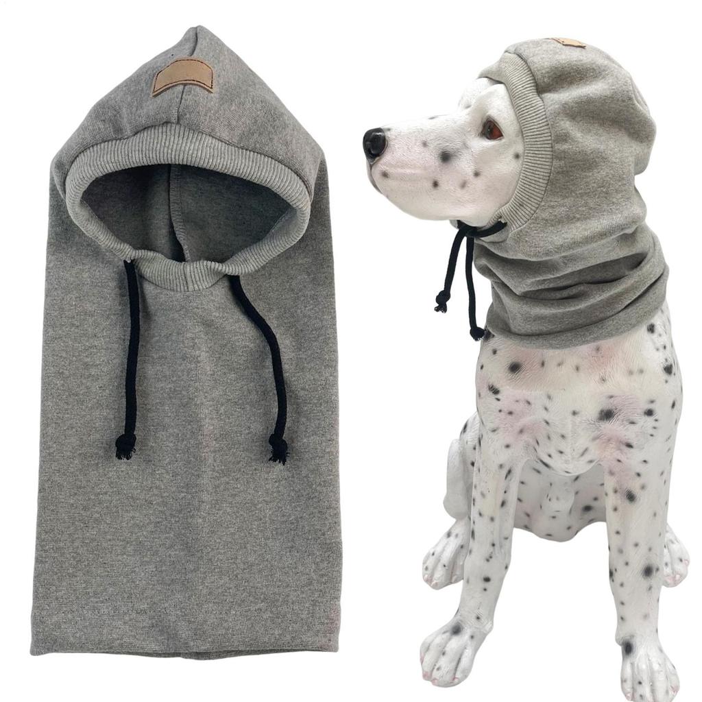 Winter Hat for Dogs Noise Protection Neck Warmer Winter Pet Hat with Adjustable Drawstring for Holiday Cold Weather Outdoor