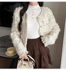 Women's Autumn Winter High Neck Rivet Sweater - Warm Long Sleeve Knit Pullover