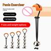 Male Weight-Bearing Penis Ring with Steel Ball Cock Ring Heavy Stretcher Penile Training Device Erection Extender for Men