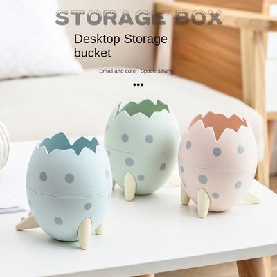 Standable Dinosaur Egg Pen Holder PP Stationery Storage Box New Pencil Case  Kids Boys Girls